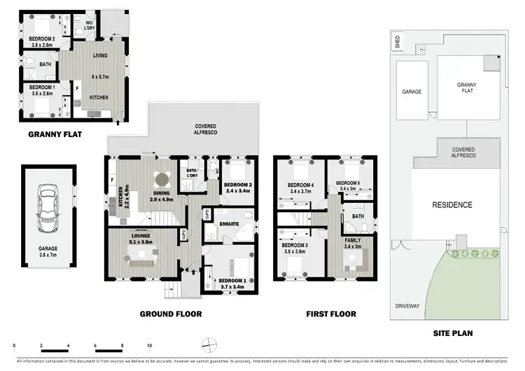 Floorplan of Homely house listing, 57+57a Ollier Crescent, Prospect NSW 2148