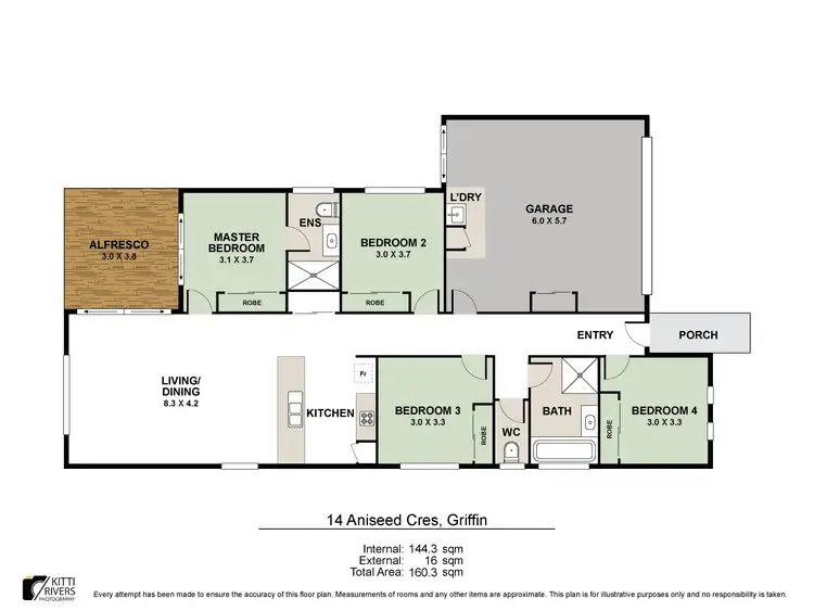 Floorplan of Homely house listing, 14 Aniseed Crescent, Griffin QLD 4503