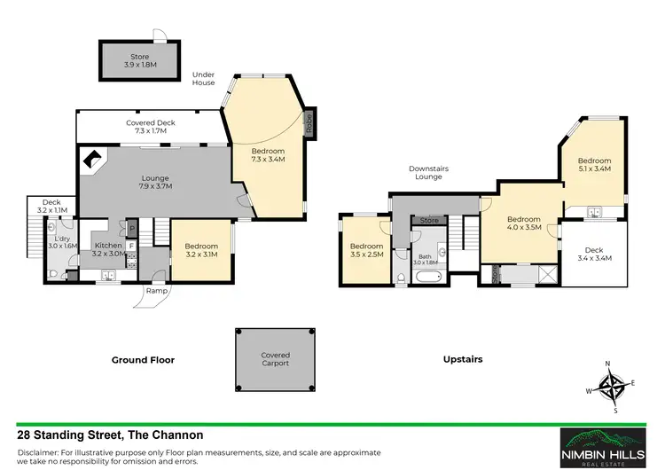 Floorplan of Homely house listing, 28 Standing Street, The Channon NSW 2480