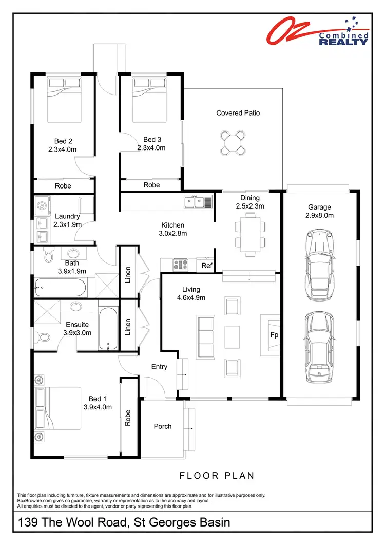Floorplan of Homely house listing, 139 The Wool Road, St Georges Basin NSW 2540