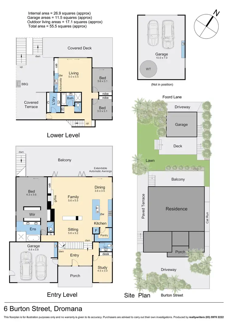 Floorplan of Homely house listing, 6 Burton Street, Dromana VIC 3936