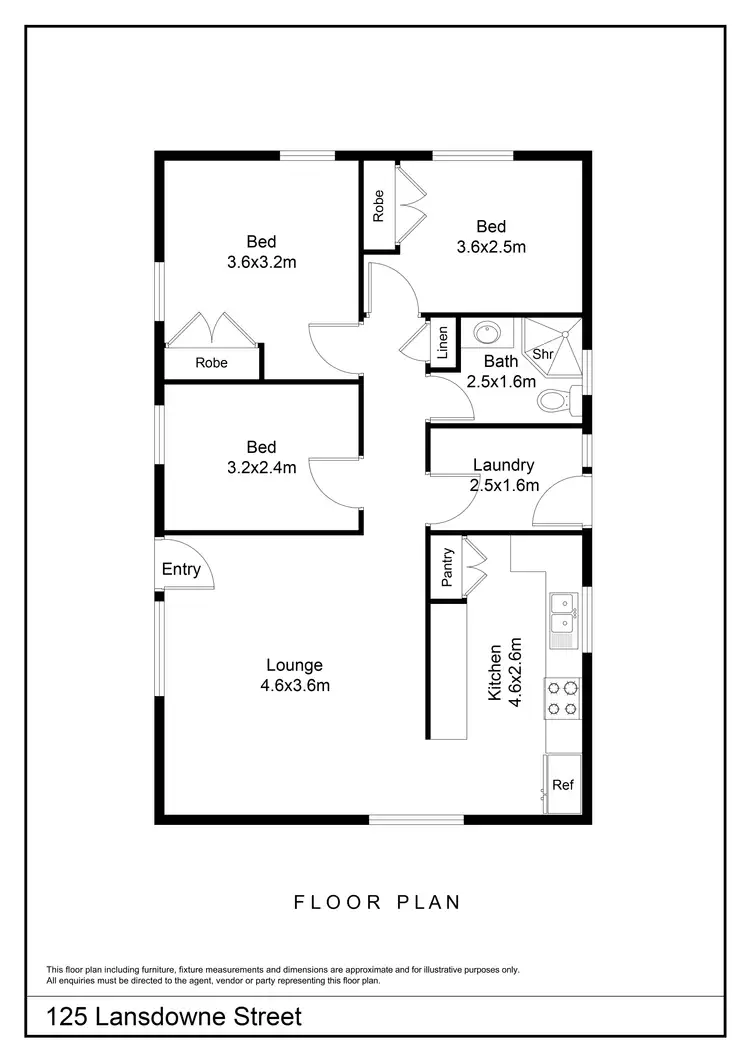 Floorplan of Homely house listing, 125 Lansdowne Street, Goulburn NSW 2580