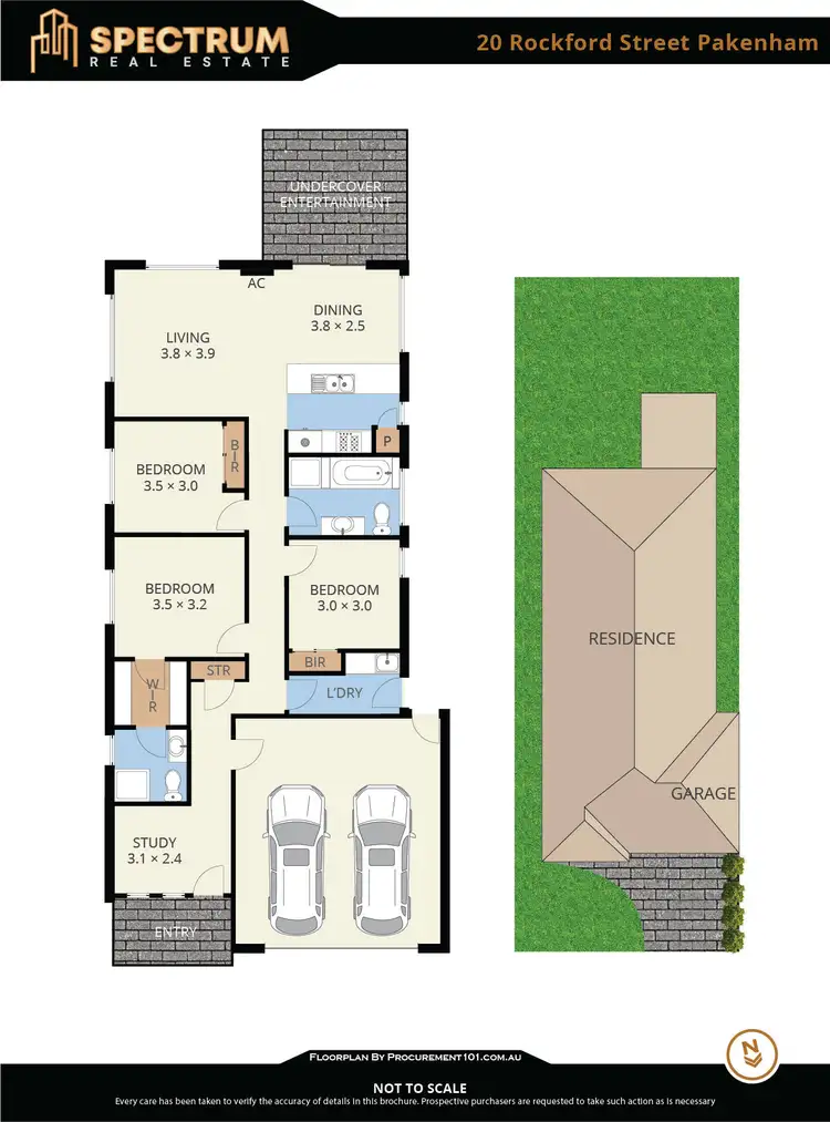 Floorplan of Homely house listing, 20 Rockford Street, Pakenham VIC 3810