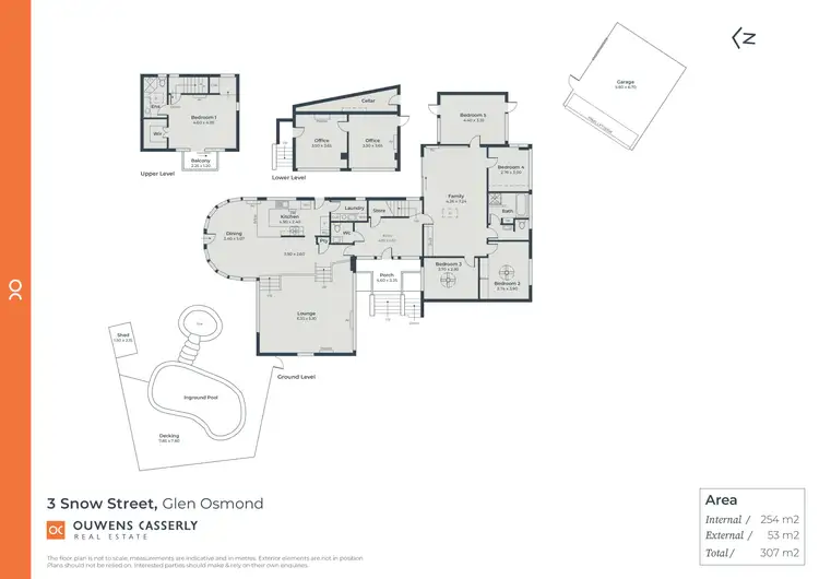 Floorplan of Homely house listing, 3 Snow Street, Glen Osmond SA 5064