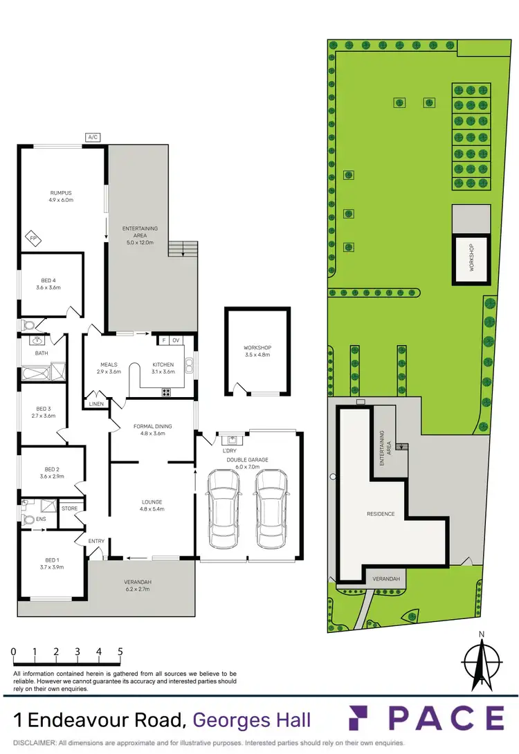Floorplan of Homely house listing, 1 Endeavour Road, Georges Hall NSW 2198