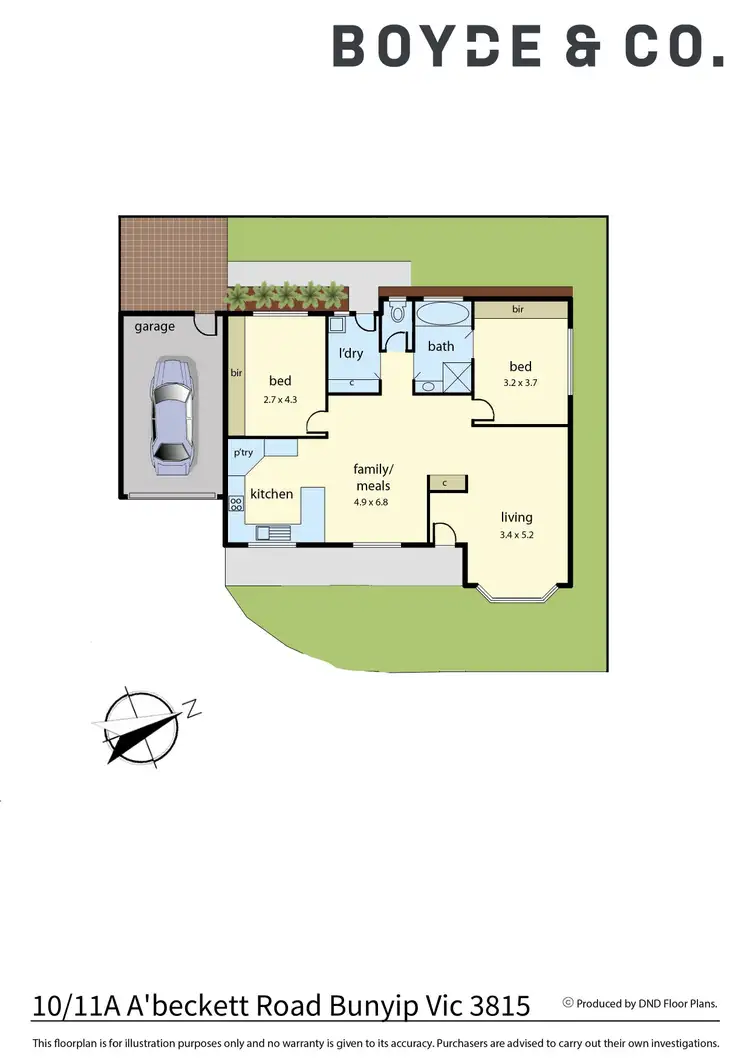Floorplan of Homely unit listing, 10/11A Abeckett Road, Bunyip VIC 3815