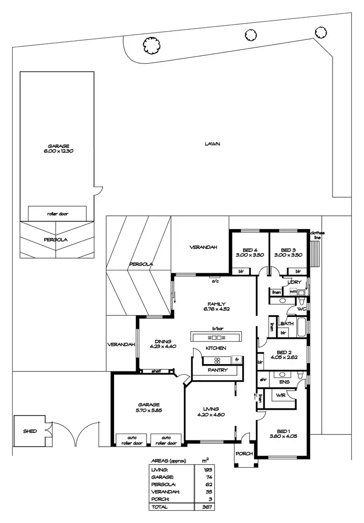Floorplan of Homely house listing, 8 Gameau Road, Two Wells SA 5501