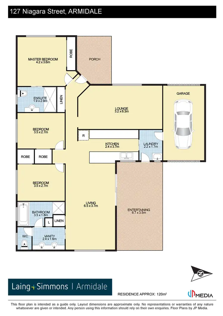 Floorplan of Homely house listing, 127 Niagara Street, Armidale NSW 2350