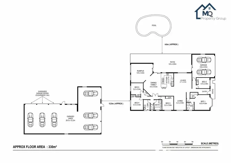 Floorplan of Homely rural property listing, 483-485 Uhlmann Road, Burpengary East QLD 4505