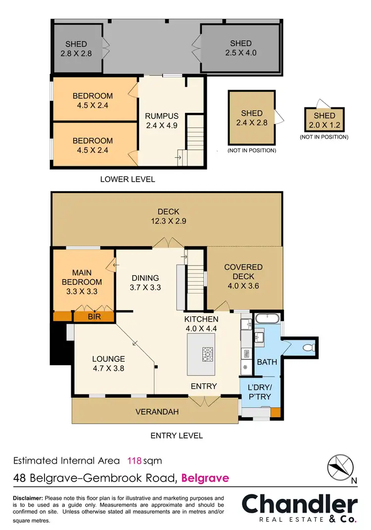 Floorplan of Homely house listing, 48 Belgrave-Gembrook Road, Belgrave VIC 3160