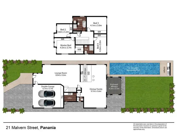 Floorplan of Homely house listing, 21 Malvern Street, Panania NSW 2213