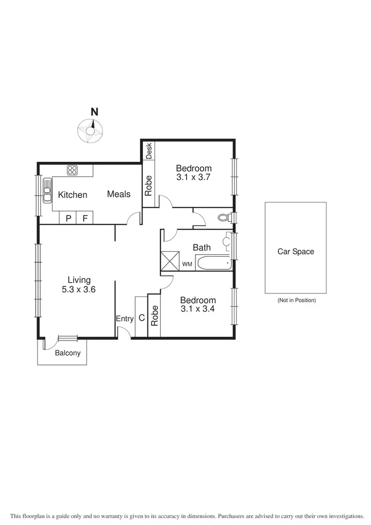 Floorplan of Homely apartment listing, 4/6 John Street, Elwood VIC 3184