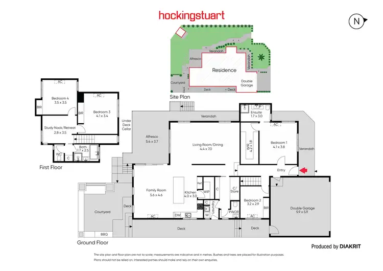 Floorplan of Homely house listing, 11 Cypress Place, Ringwood North VIC 3134