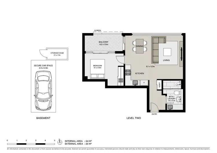 Floorplan of Homely apartment listing, 203/11 Veno Street, Heathcote NSW 2233