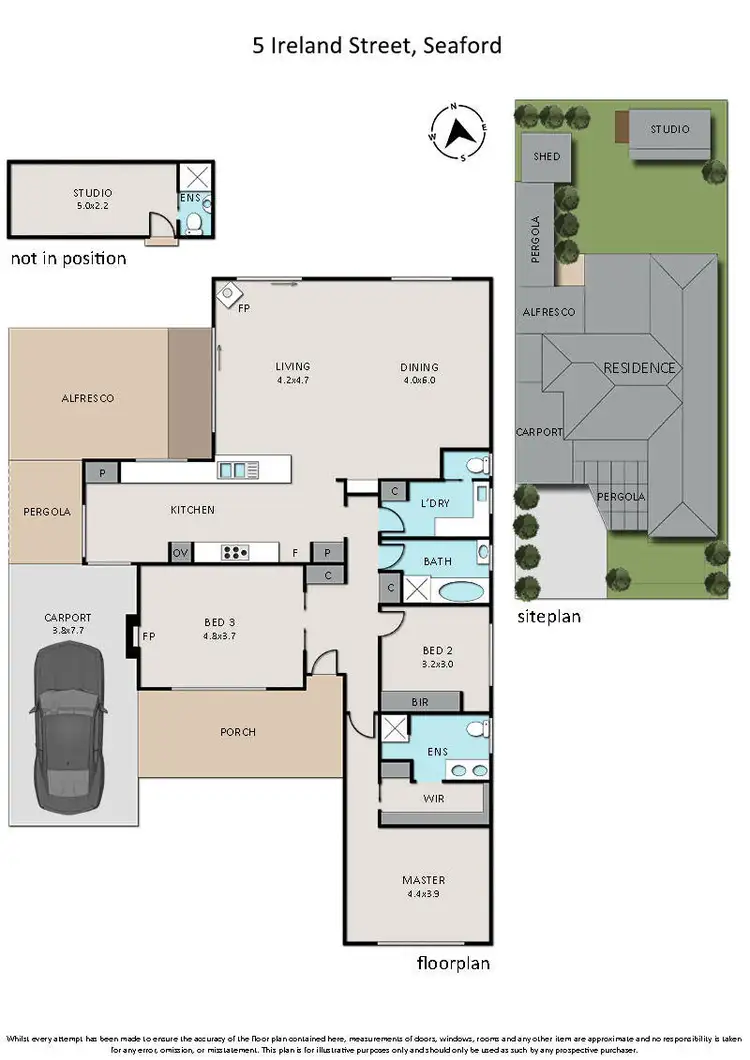 Floorplan of Homely house listing, 5 Ireland Street, Seaford VIC 3198
