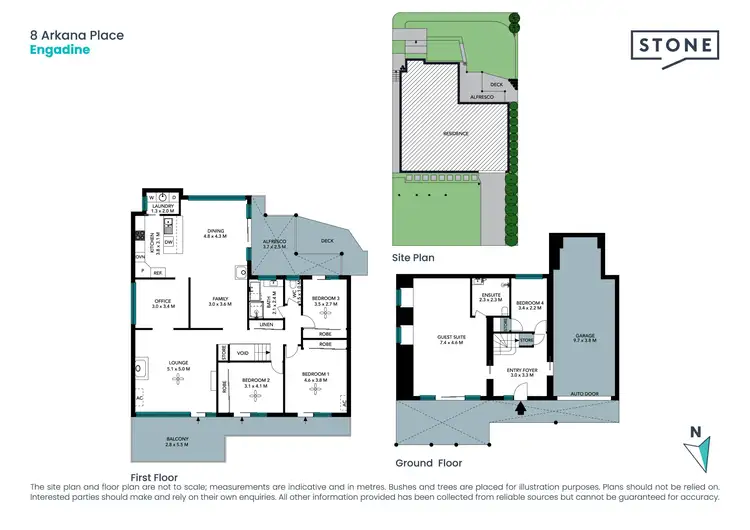 Floorplan of Homely house listing, 8 Arkana Place, Engadine NSW 2233