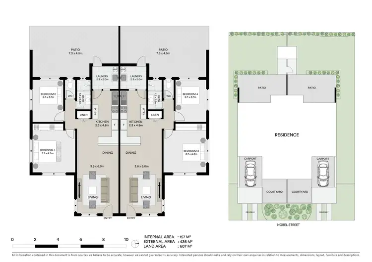 Floorplan of Homely semi-detached listing, 31 Nobel Street, Wulguru QLD 4811