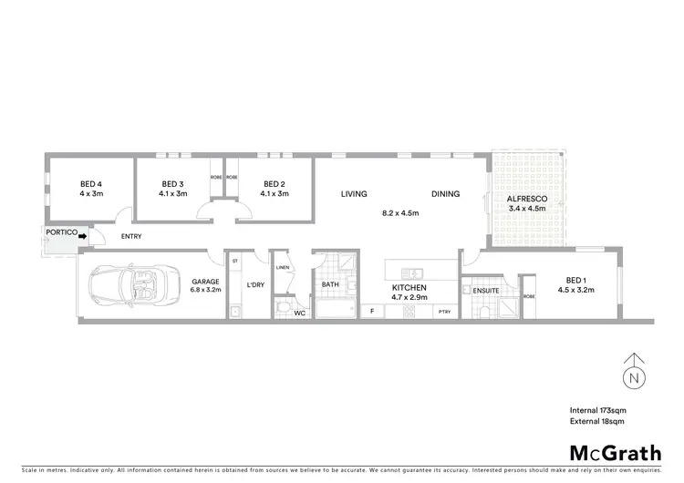 Floorplan of Homely semi-detached listing, Lot 610 Melville Place, Milton NSW 2538