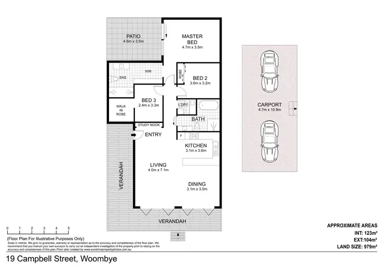 Floorplan of Homely house listing, 19 Campbell Street, Woombye QLD 4559
