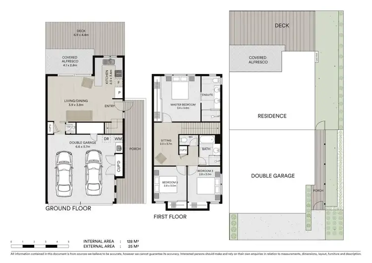 Floorplan of Homely townhouse listing, 2/6 Border Drive North, Currumbin Waters QLD 4223