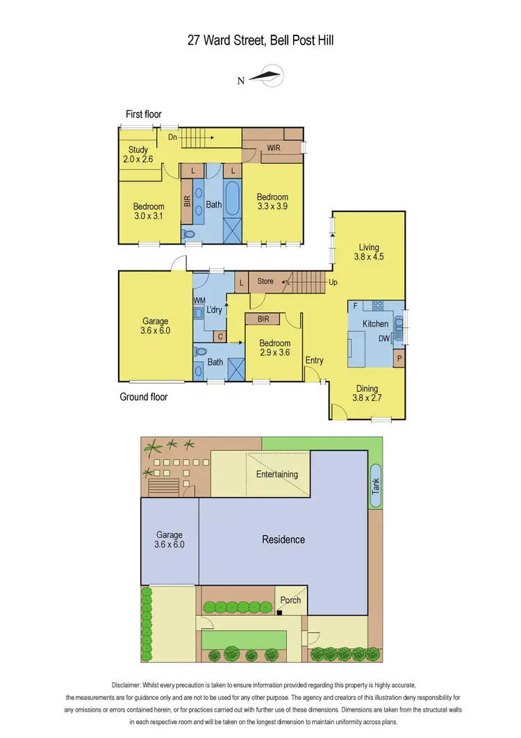 Floorplan of Homely house listing, 27 Ward Street, Bell Post Hill VIC 3215