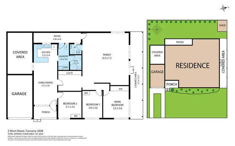 Floorplan of Homely house listing, 2 Short Street, Tuncurry NSW 2428