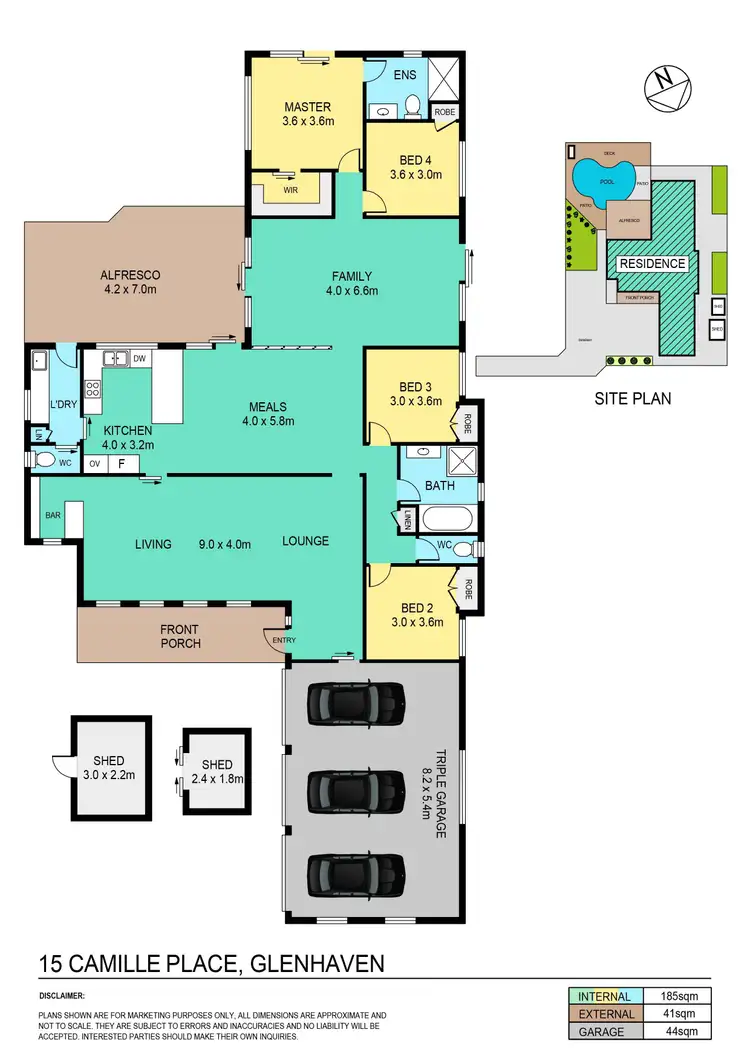 Floorplan of Homely house listing, 15 Camille Place, Glenhaven NSW 2156