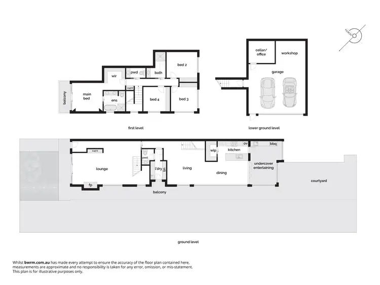Floorplan of Homely townhouse listing, 2/71 Novar Street, Yarralumla ACT 2600