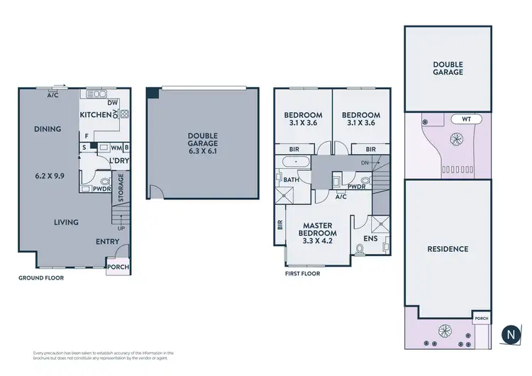 Floorplan of Homely house listing, 47 Rowell Drive, Mernda VIC 3754