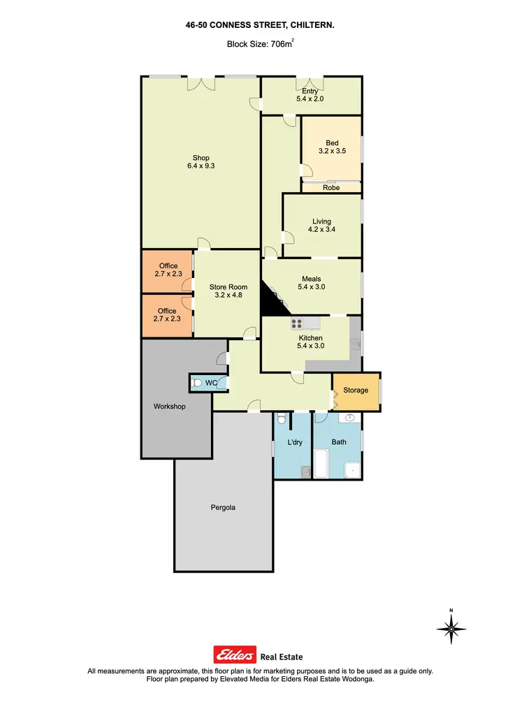 Floorplan of Homely house listing, 46-50 Conness Street, Chiltern VIC 3683
