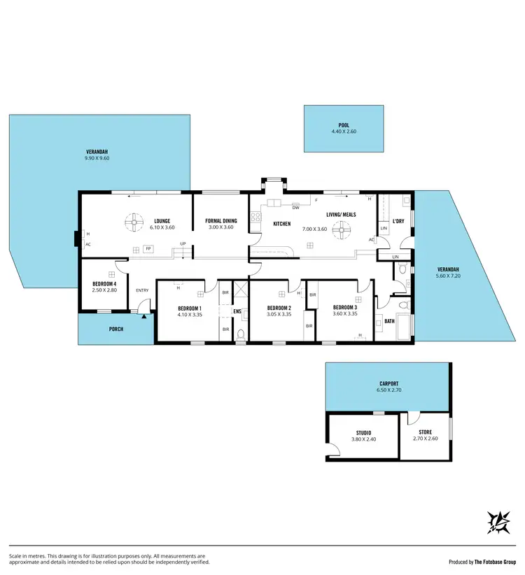 Floorplan of Homely house listing, 21 Diosma Drive, Coromandel Valley SA 5051