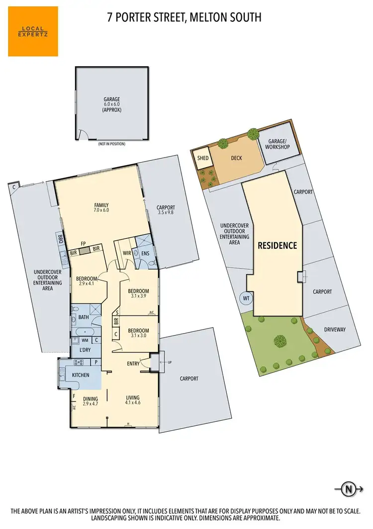 Floorplan of Homely house listing, 7 Porter Street, Melton South VIC 3338