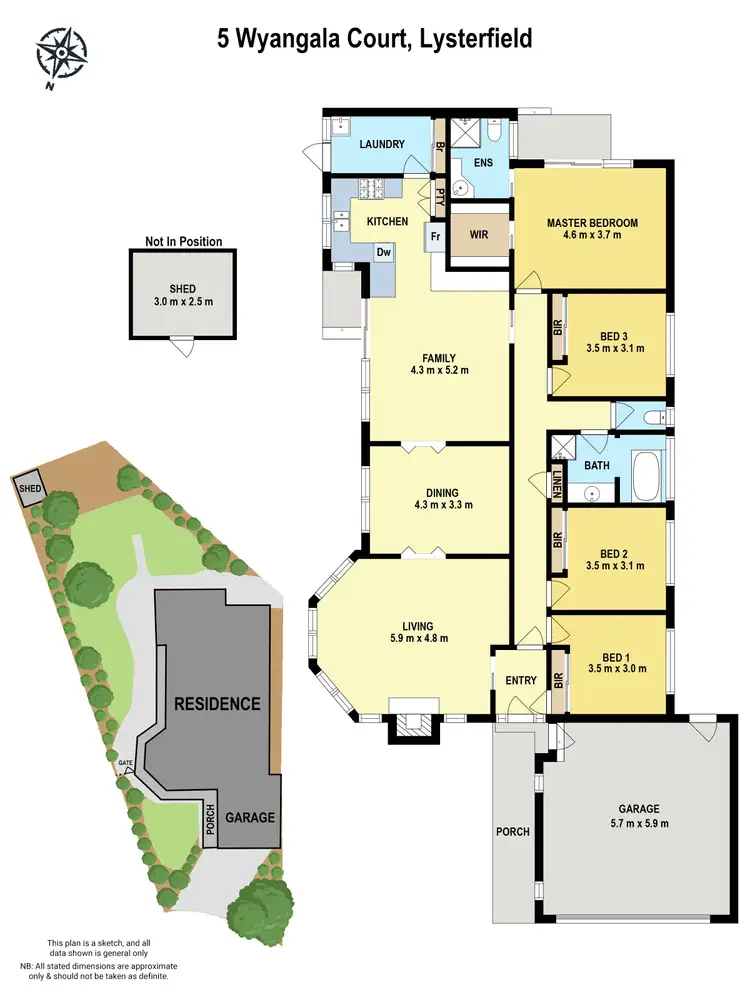 Floorplan of Homely house listing, 5 Wyangala Court, Lysterfield VIC 3156