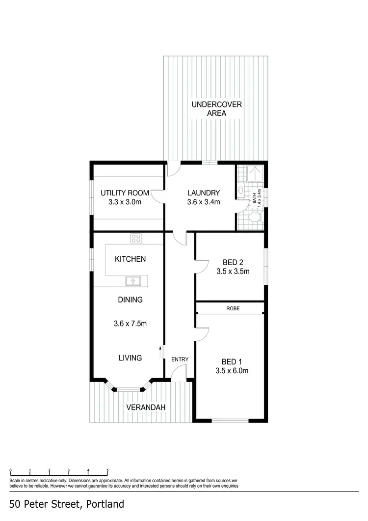 Floorplan of Homely house listing, 50 Peter Street, Portland VIC 3305