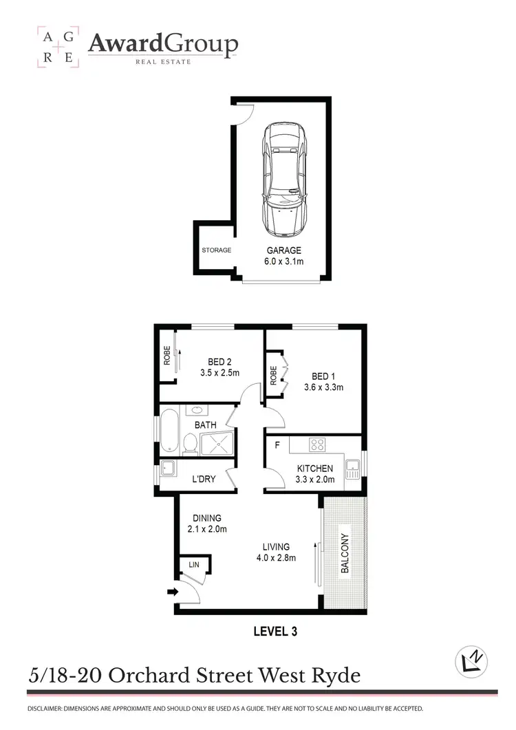 Floorplan of Homely unit listing, 5/18-20 Orchard Street, West Ryde NSW 2114