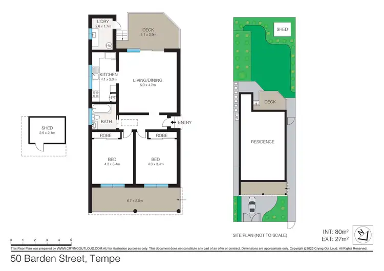Floorplan of Homely house listing, 50 Barden Street, Tempe NSW 2044