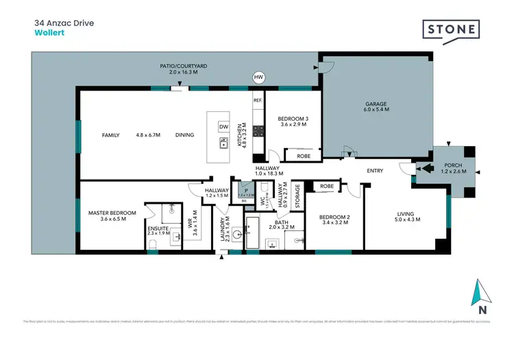 Floorplan of Homely house listing, 34 Anzac Drive, Wollert VIC 3750