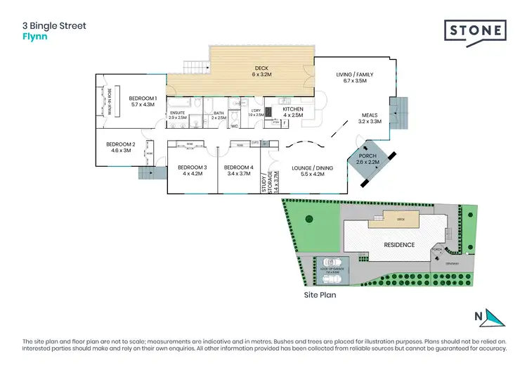 Floorplan of Homely house listing, 3 Bingle Street, Flynn ACT 2615