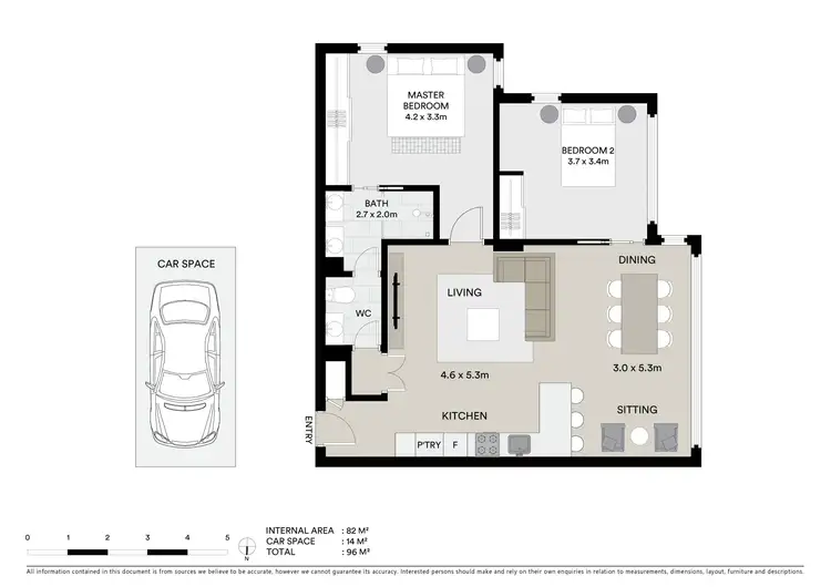 Floorplan of Homely unit listing, 201/21 Douglas Street, Mooloolaba QLD 4557