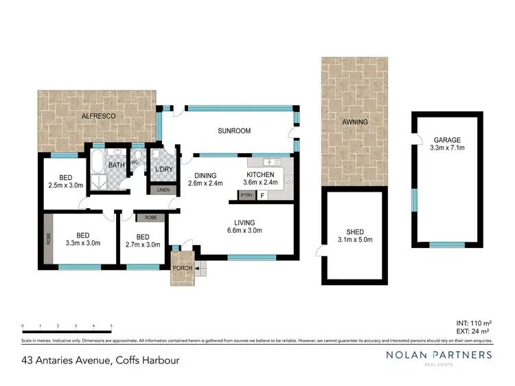 Floorplan of Homely house listing, 43 Antaries Avenue, Coffs Harbour NSW 2450