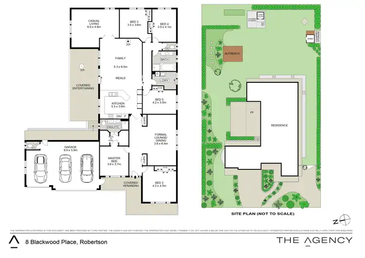 Floorplan of Homely house listing, 8 Blackwood Place, Robertson NSW 2577