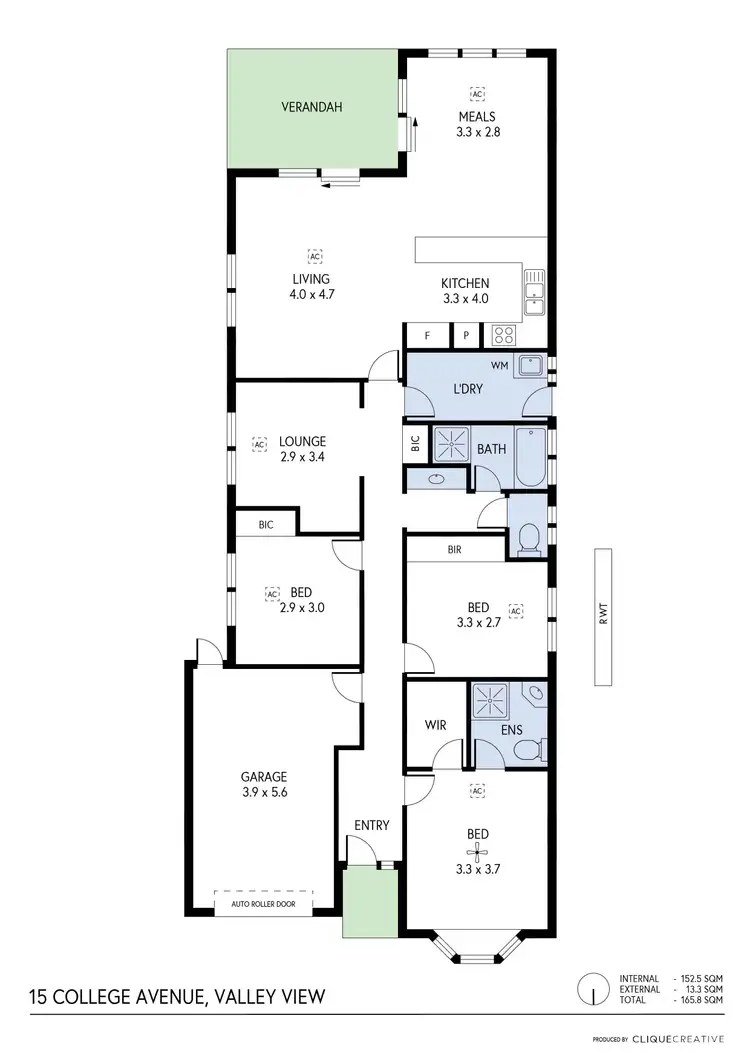 Floorplan of Homely house listing, 15 College Avenue, Valley View SA 5093