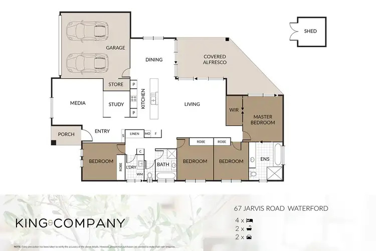 Floorplan of Homely house listing, 67 Jarvis Road, Waterford QLD 4133