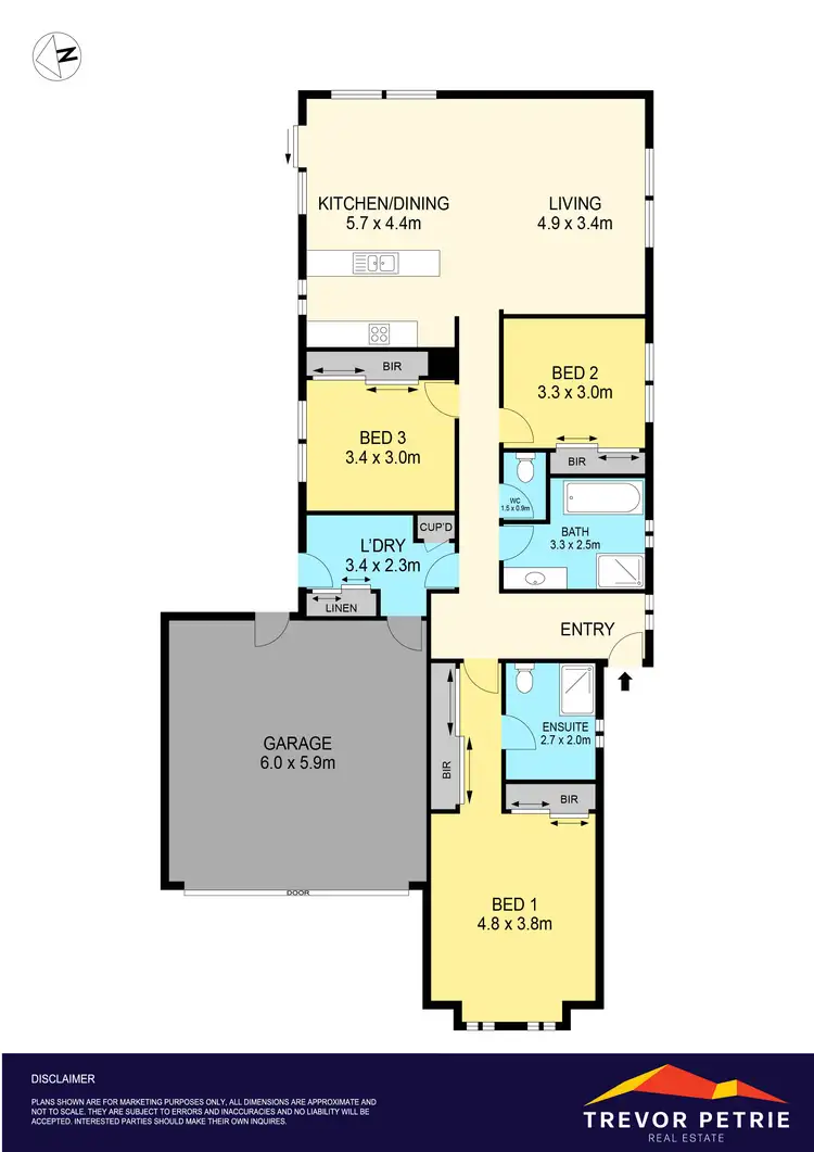 Floorplan of Homely townhouse listing, 522B Peel Street North, Black Hill VIC 3350