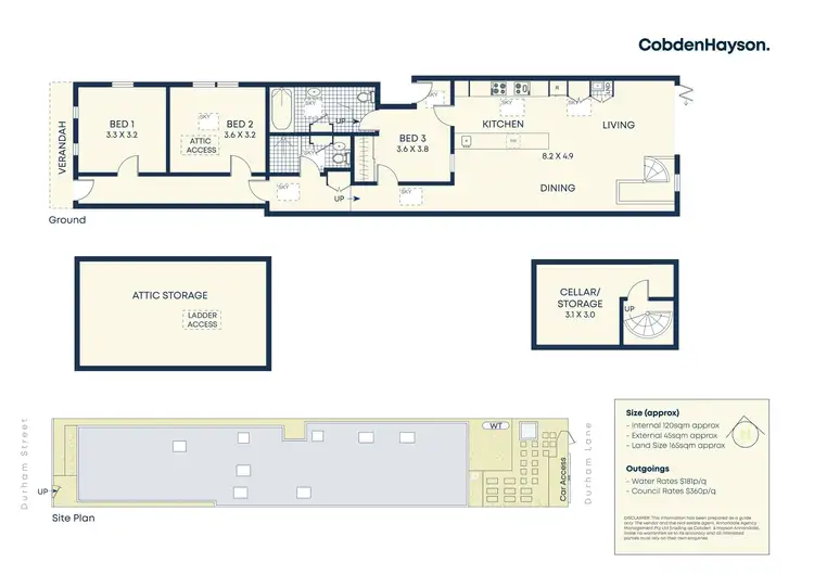 Floorplan of Homely house listing, 13A Durham Street, Stanmore NSW 2048