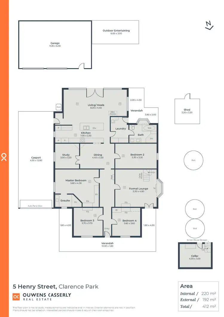 Floorplan of Homely house listing, 5 Henry Street, Clarence Park SA 5034