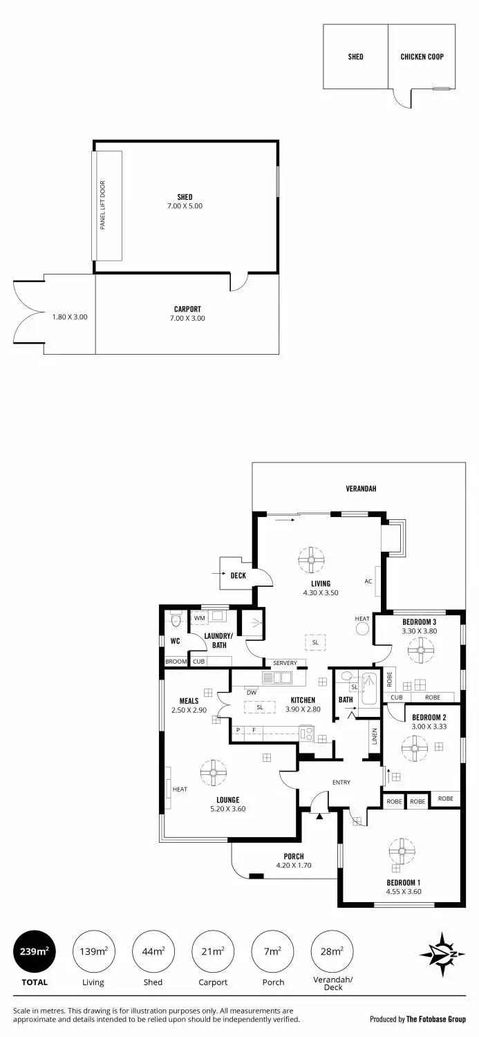 Floorplan of Homely house listing, 45 Buttrose Street, Glenelg East SA 5045