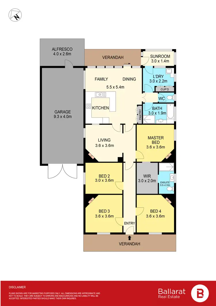 Floorplan of Homely house listing, 13 Blair Street, Golden Point VIC 3350