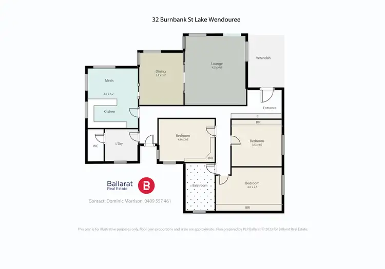 Floorplan of Homely house listing, 32 Burnbank Street, Lake Wendouree VIC 3350