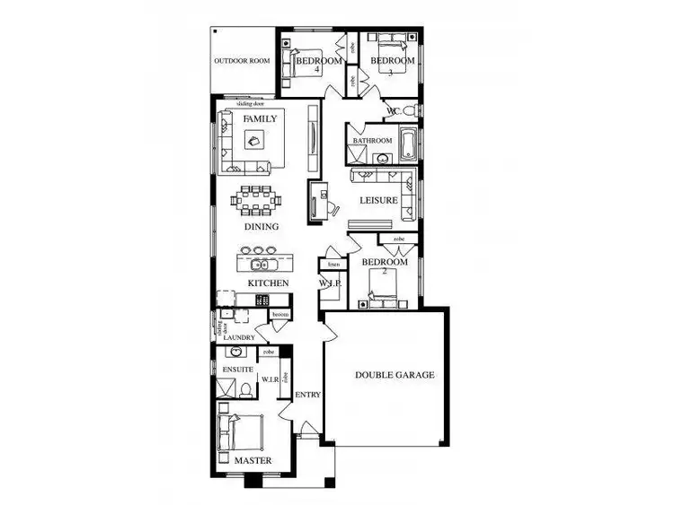 Floorplan of Homely house listing, 11 Flaxlily Court, Bairnsdale VIC 3875